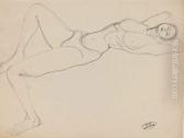 Femme Nue Allongee - view 1