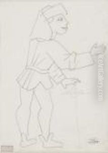 Un Page De Profil by Andre Derain