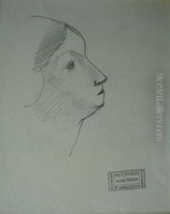 Profil De Femme by Andre Derain
