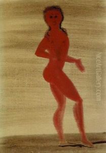 Nu Feminin Debout by Andre Derain