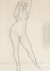 Nu Se Coiffant by Andre Derain