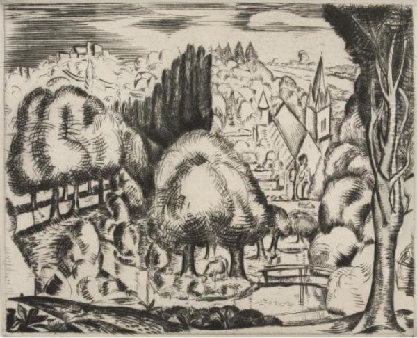 Landscape In The Italian Manner - view 1