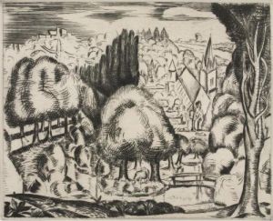 Landscape In The Italian Manner by Andre Derain