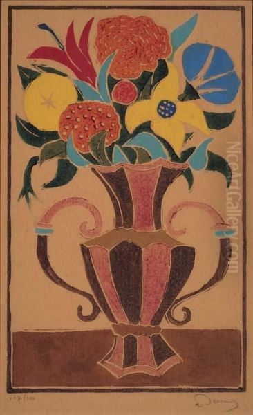 Bouquet De Fleurs Dans Un Vase - view 1