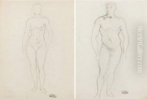 (ii) Etude D'homme Nu Debout by Andre Derain