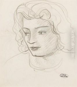 Portrait De Femme by Andre Derain
