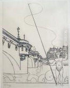 Le Pont Neuf. by Andre Derain