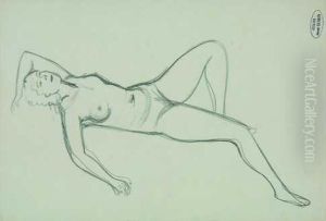 Detente, Nu Feminin. by Andre Derain