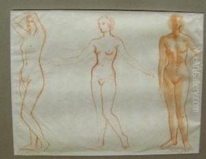 Studio Di Tre Figure femminili