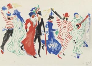 Personnages De Carnaval by Andre Derain