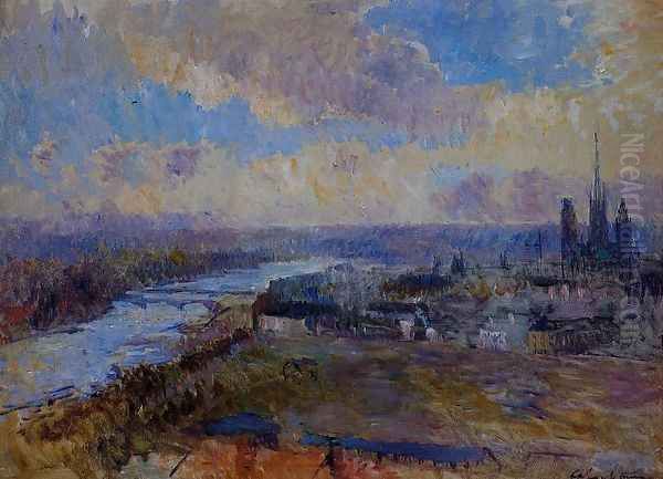 The Seine at Rouen I by Albert Lebourg