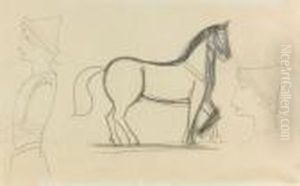 Pferd Und Clown. by Andre Derain