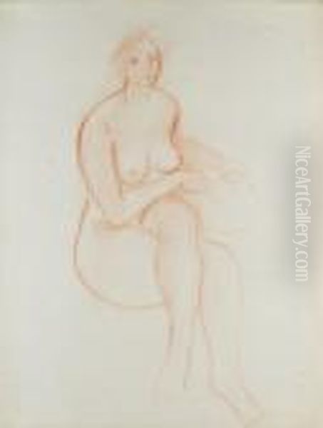 Femme Nue Assise - view 1