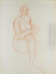 Femme Nue Assise