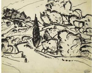 Paysage De Cassis by Andre Derain