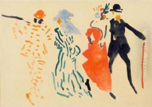 Personnages De Carnaval by Andre Derain