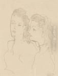 Deux Jeunes Filles by Andre Derain