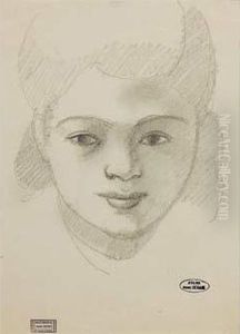 Portrait De Femme by Andre Derain