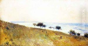 View of Berville-sur-Mer by Albert Lebourg