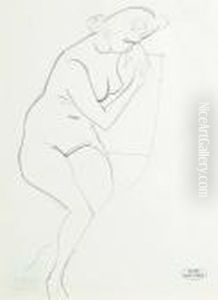 Female Figure Study by Andre Derain