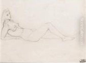Nu Allonge by Andre Derain