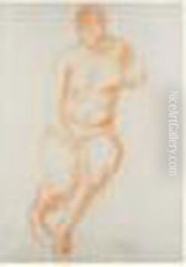Modele Nu Assis by Andre Derain