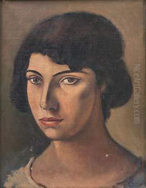 Portrait De Femme Brune - view 1