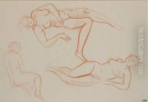 Etude De Nus by Andre Derain