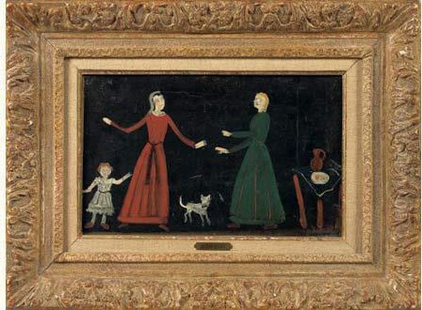 Trois Personnages Au Chien - view 1