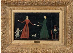 Trois Personnages Au Chien