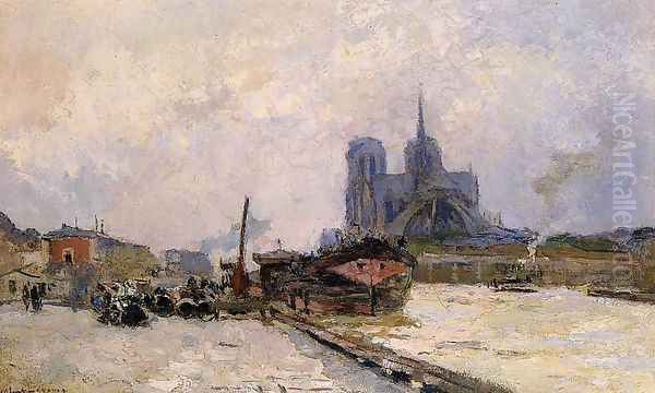 Notre Dame de Paris, View from Pont de la Tournelle - view 1