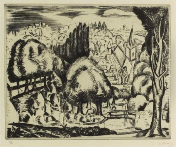Landscape In The Italian Manner (adhemar 49) - view 1