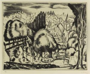 Landscape In The Italian Manner (adhemar 49) by Andre Derain