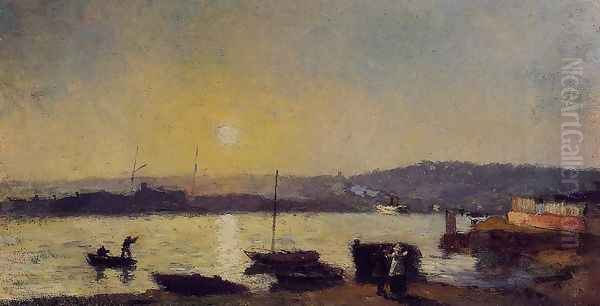 The Seine at Rouen - view 1