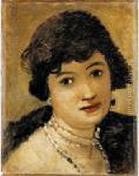 Portrait De Femme Au Collier - view 1