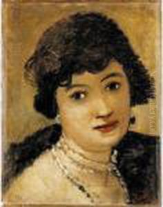 Portrait De Femme Au Collier