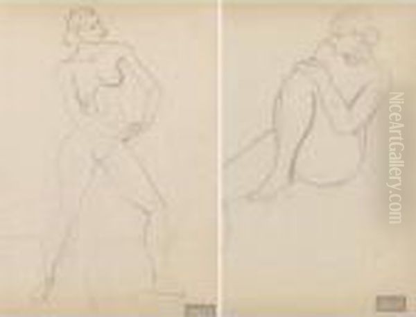 (i) Femme Nu Debout (ii) Femme Assise - view 1