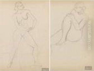 (i) Femme Nu Debout (ii) Femme Assise by Andre Derain