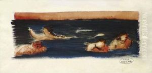 Baigneuses - Vers 1936 by Andre Derain