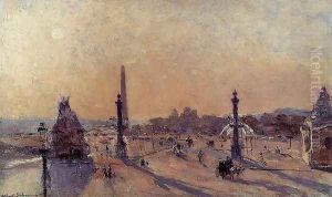 Place de la Concord by Albert Lebourg