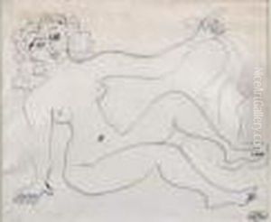 Nu Allonge, Circa 1945 by Andre Derain