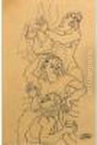 Trois Femmes, Circa 1945 by Andre Derain
