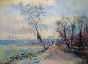 Hondouville, an Afternoon at the End of Winter by Albert Lebourg