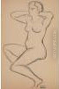 Nu Feminin Au Collier by Andre Derain