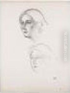 Etude Pour Un Portrait by Andre Derain