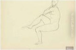 Femme Nue Assise by Andre Derain