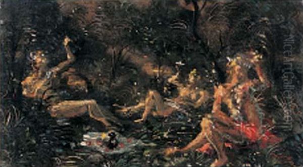 Nymphes Dans Un Paysage, Circa 1946-1950 - view 1