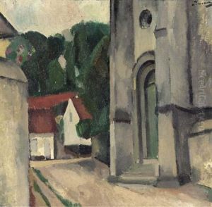 L'eglise De Crecy-en-brie by Andre Derain