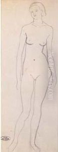 Modele Nu Debout by Andre Derain