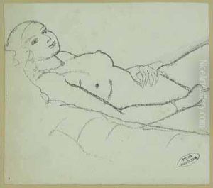 Jeune Femme Nue Couchee by Andre Derain